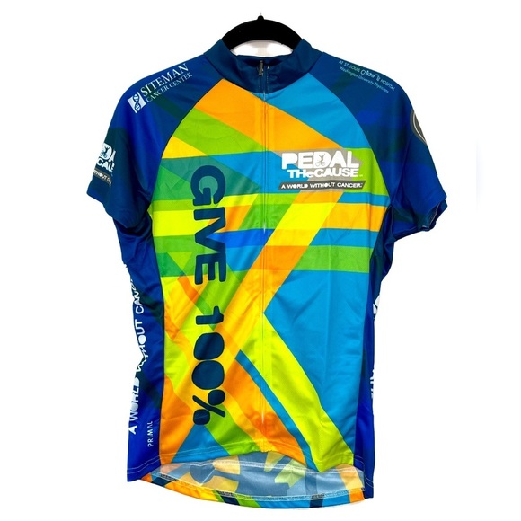 Primal NWT Cycling Jersey Pedal The Cause Cancer Women's - Picture 1 of 9